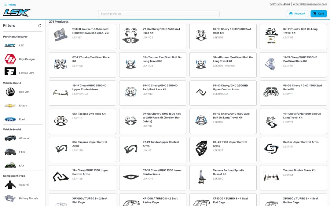 CalWest ERP web application overview page